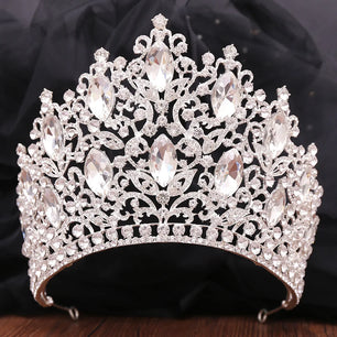 Women's Zinc Alloy Plant Pattern Tiaras Bridal Classic Crown