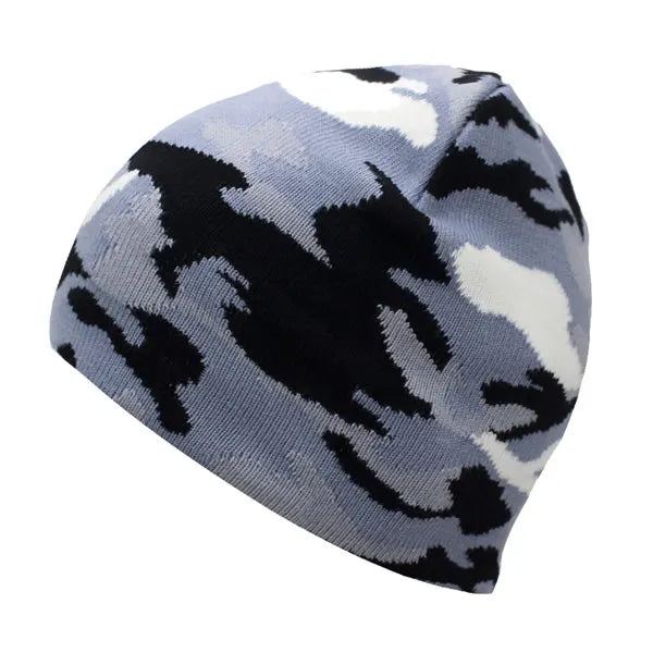 Men's Acrylic Skullies Beanies Camouflage Pattern Casual Warm Cap