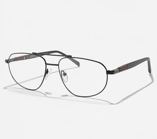 Men's Alloy Frame Full-Rim Oval Shaped Classic Prescription Glasses