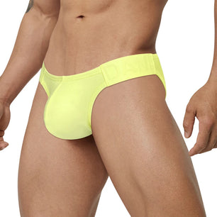 Men's Cotton Elastic Waist Closure Breathable Underpants Brief