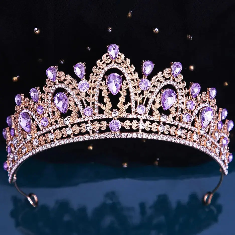 Women's Zinc Alloy Plant Pattern Tiaras Bridal Classic Crown