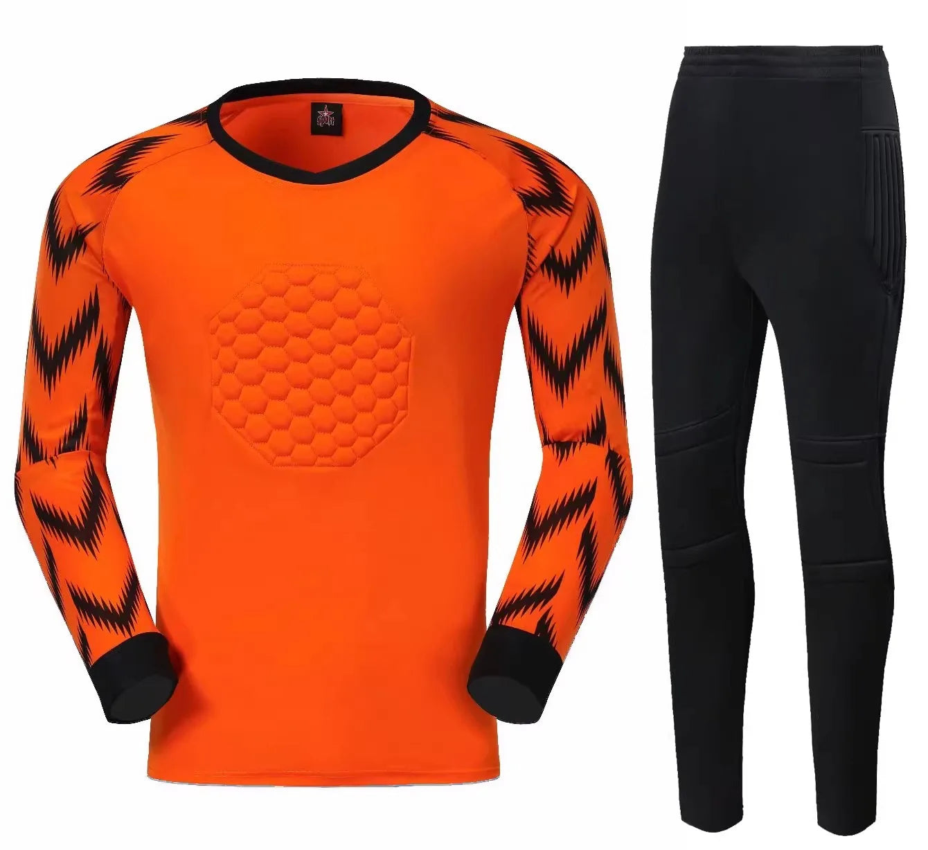 Men's Polyester O-Neck Full Sleeve Printed Breathable Sports Set