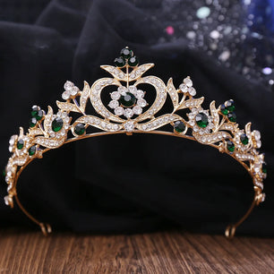 Women's Zinc Alloy Water Drop Pattern Tiaras Bridal Classic Crown