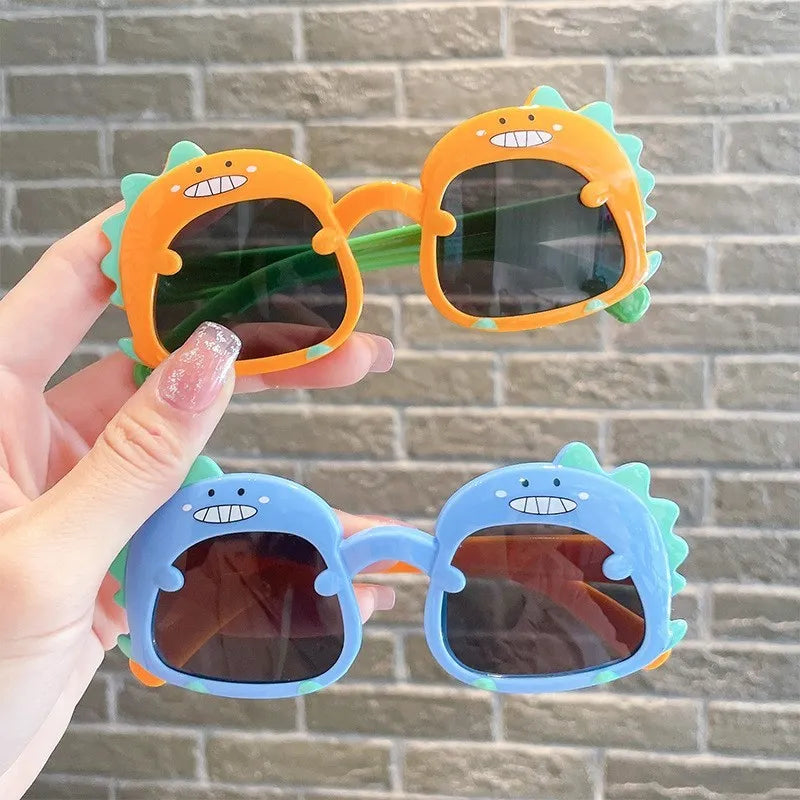 Kid's Polycarbonate Frame Cartoon Shaped Classic UV400 Sunglasses