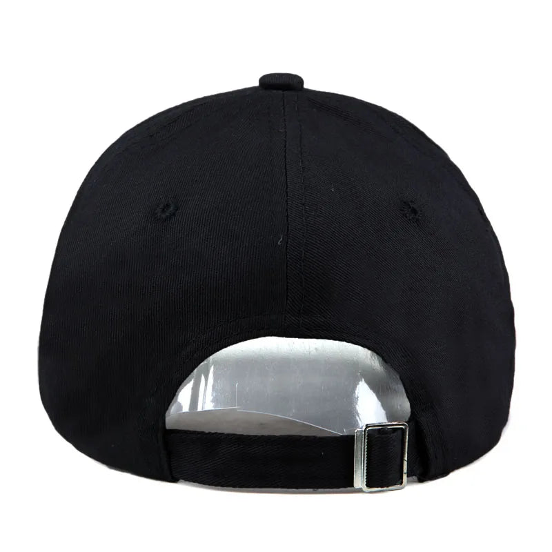 Men's Cotton Adjustable Strap Solid Pattern Casual Baseball Caps