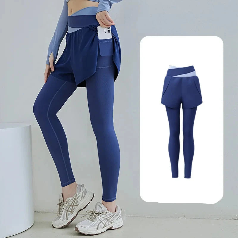 Women's Spandex High Waist Fitness Workout Sports Wear Leggings