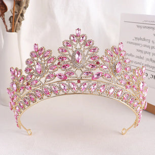 Women's Zinc Alloy Geometric Pattern Tiaras Bridal Classic Crown