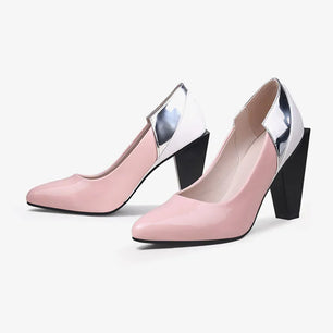 Women's Genuine Leather Pointed Toe Slip-On Closure Formal Shoes