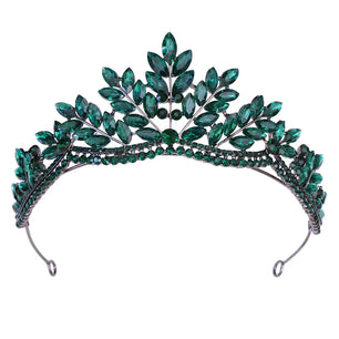 Women's Zinc Alloy Plant Pattern Tiaras Bridal Classic Crown