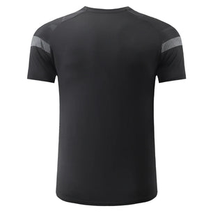 Men's Nylon Short Sleeve Pullover Closure Sportswear T-Shirt