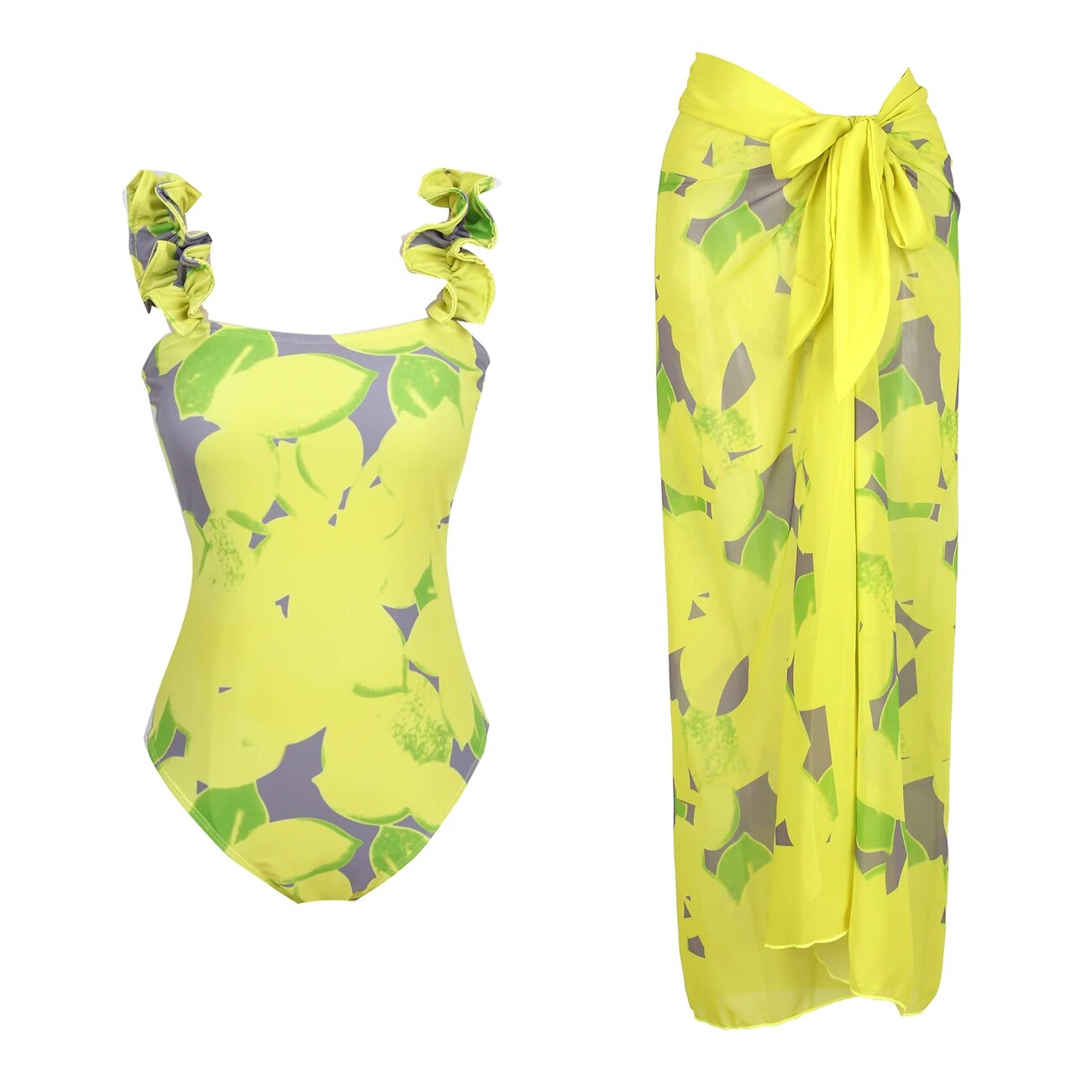 Women's Spandex Printed Pattern Quick-Dry One-Piece Swimwear