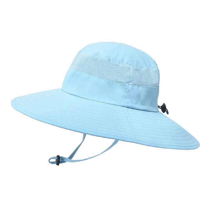 Women's Cotton Solid Pattern Sun Protection Glamorous Beach Hat