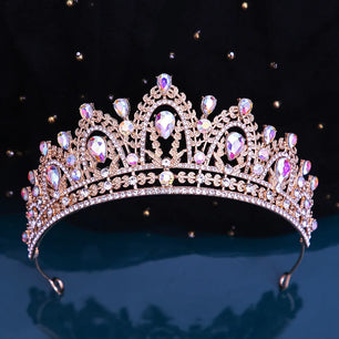 Women's Zinc Alloy Plant Pattern Tiaras Bridal Classic Crown