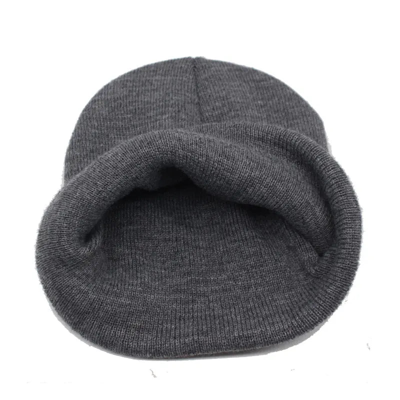 Men's Acrylic Skullies Beanies Letter Pattern Casual Warm Cap