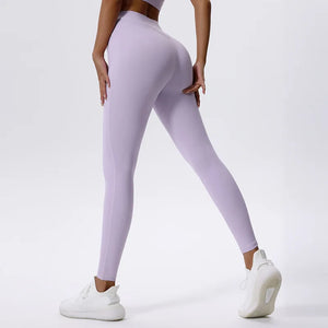 Women's Spandex High Waist Elastic Closure Sports Wear Leggings