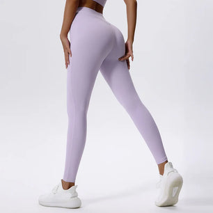 Women's Spandex High Waist Elastic Closure Sports Wear Leggings