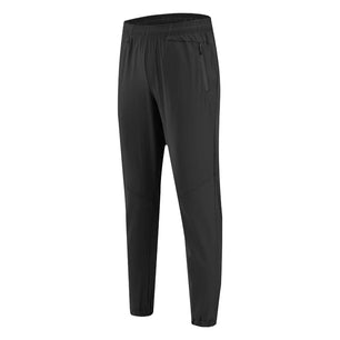 Men's Polyester Elastic Closure Quick-Drying Gymwear Trousers