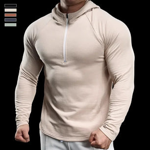 Men's Polyester Full Sleeve Solid Pattern Pullover Closure Jacket