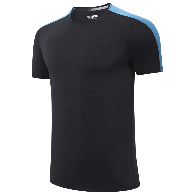 Men's Microfiber Short Sleeve Pullover Closure Sportswear T-Shirt