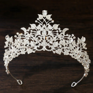 Women's Crystal Zinc Alloy Geometric Pattern Bridal Wedding Crown