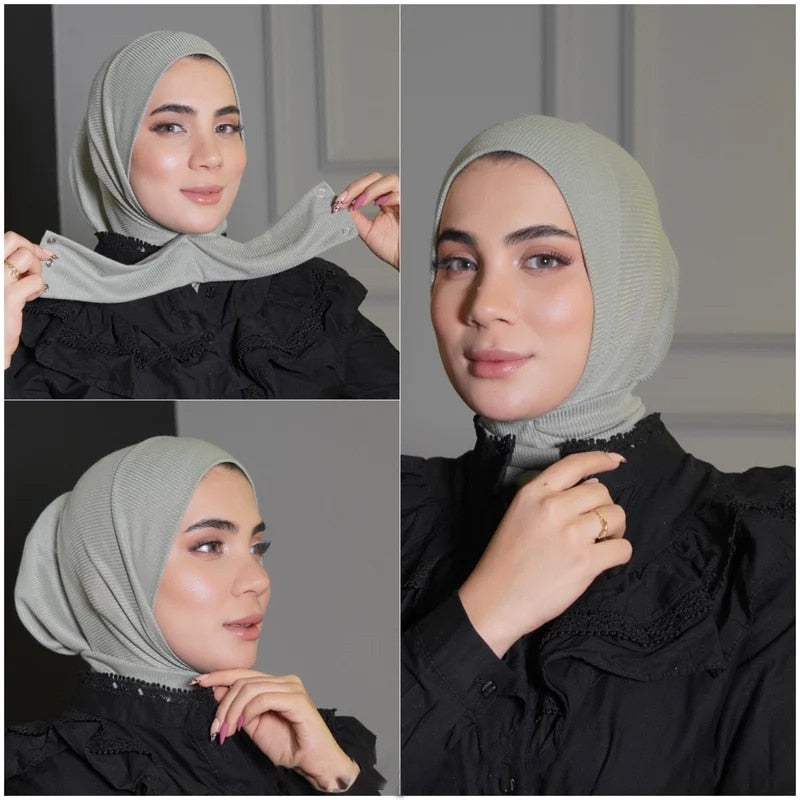 Women's Arabian Microfiber Quick-Dry Head Wrap Casual Wear Hijabs