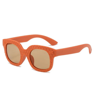 Kid's Plastic Frame Lens Polarized Cat Eyed UV400 Sunglasses