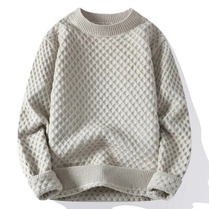 Men's Acrylic O-Neck Full Sleeves Pullovers Knitted Winter Sweater