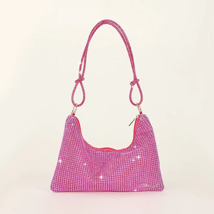 Women's PU Hasp Closure Sequined Pattern Trendy Shoulder Bags