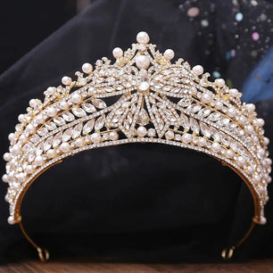 Women's Zinc Alloy Geometric Pattern Tiaras Bridal Wedding Crown