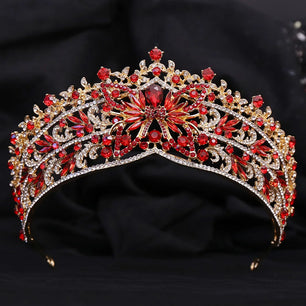 Women's Zinc Alloy Butterfly Pattern Tiaras Bridal Classic Crown