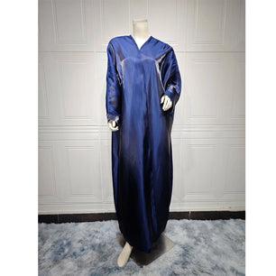 Women's Arabian Polyester Full Sleeve Solid Pattern Casual Abaya