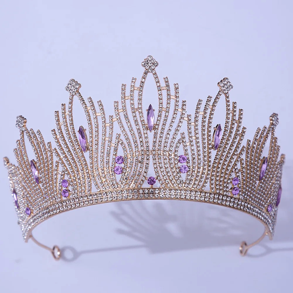 Women's Zinc Alloy Geometric Pattern Tiaras Bridal Wedding Crown