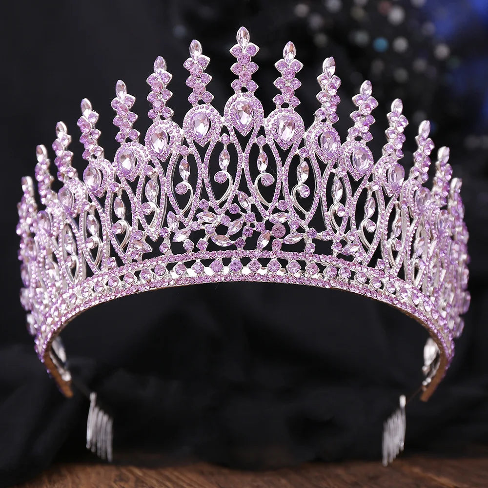 Women's Crystal Zinc Alloy Geometric Pattern Bridal Wedding Crown