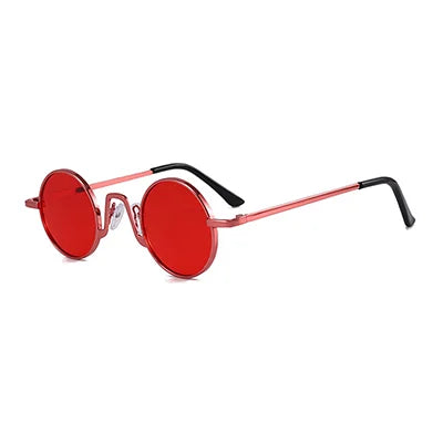 Kid's Alloy Frame Polycarbonate Lens Round Shaped Sunglasses