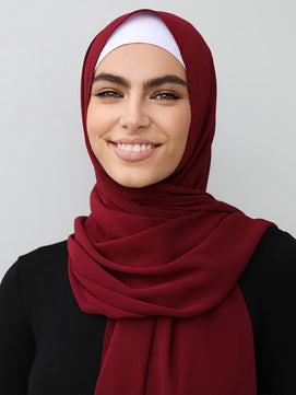 Women's Arabian Polyester Quick-Dry Head Wrap Casual Wear Hijabs