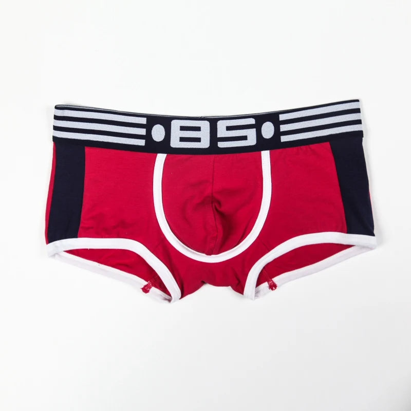 Men's 1 Pc Cotton Letter Pattern Quick-Dry Underwear Boxer Shorts