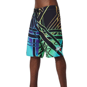 Men's Microfiber Drawstring Closure Quick-Dry Swimwear Shorts