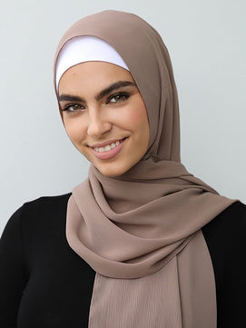 Women's Arabian Polyester Quick-Dry Head Wrap Casual Wear Hijabs