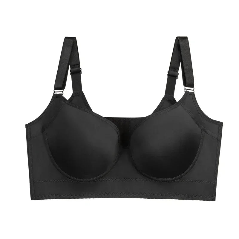 Women's Polyester Convertible Straps Back Closure Push Up Bra