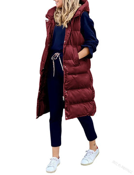 Women's Polyester Long Sleeves Padded Pattern Casual Jacket