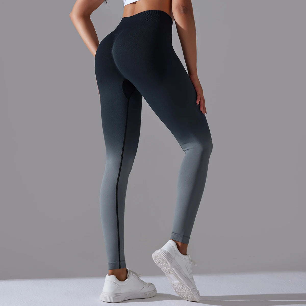 Women's Nylon High Waist Seamless Fitness Sports Wear Leggings