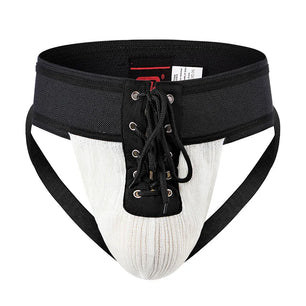 Men's Cotton Drawstring Closure Breathable Underpants Brief