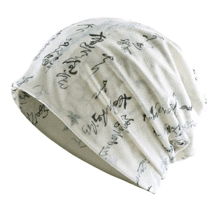 Men's Acrylic Double Layer Printed Pattern Winter Hip Hop Cap