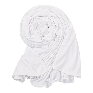 Women's Polyester Head Wrap Quick-Dry Solid Pattern Scarves