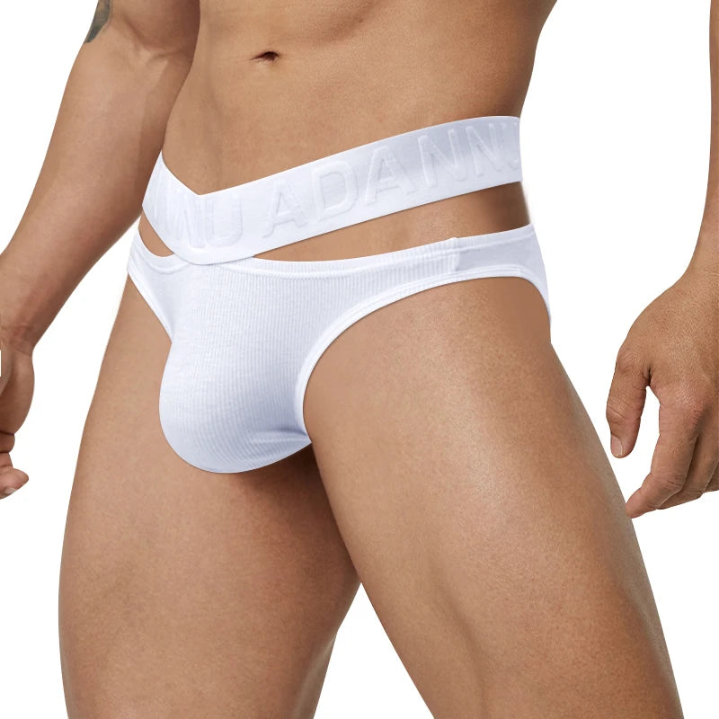 Men's Cotton Elastic Waist Closure Quick-Dry Underpants Brief