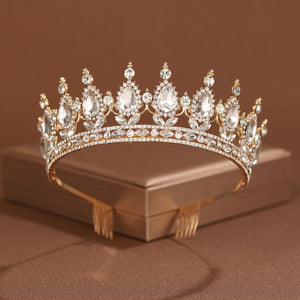 Women's Zinc Alloy Plant Pattern Tiaras Bridal Classic Crown