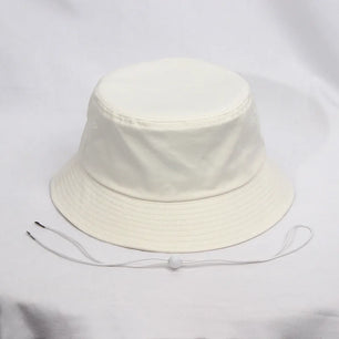 Men's Cotton Solid Pattern Sun Protection Casual Bucket Hats