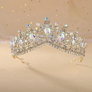 Women's Zinc Alloy Plant Pattern Tiaras Bridal Classic Crown