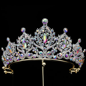 Women's Zinc Alloy Water Drop Pattern Tiaras Bridal Classic Crown