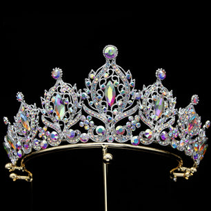 Women's Zinc Alloy Water Drop Pattern Tiaras Bridal Classic Crown